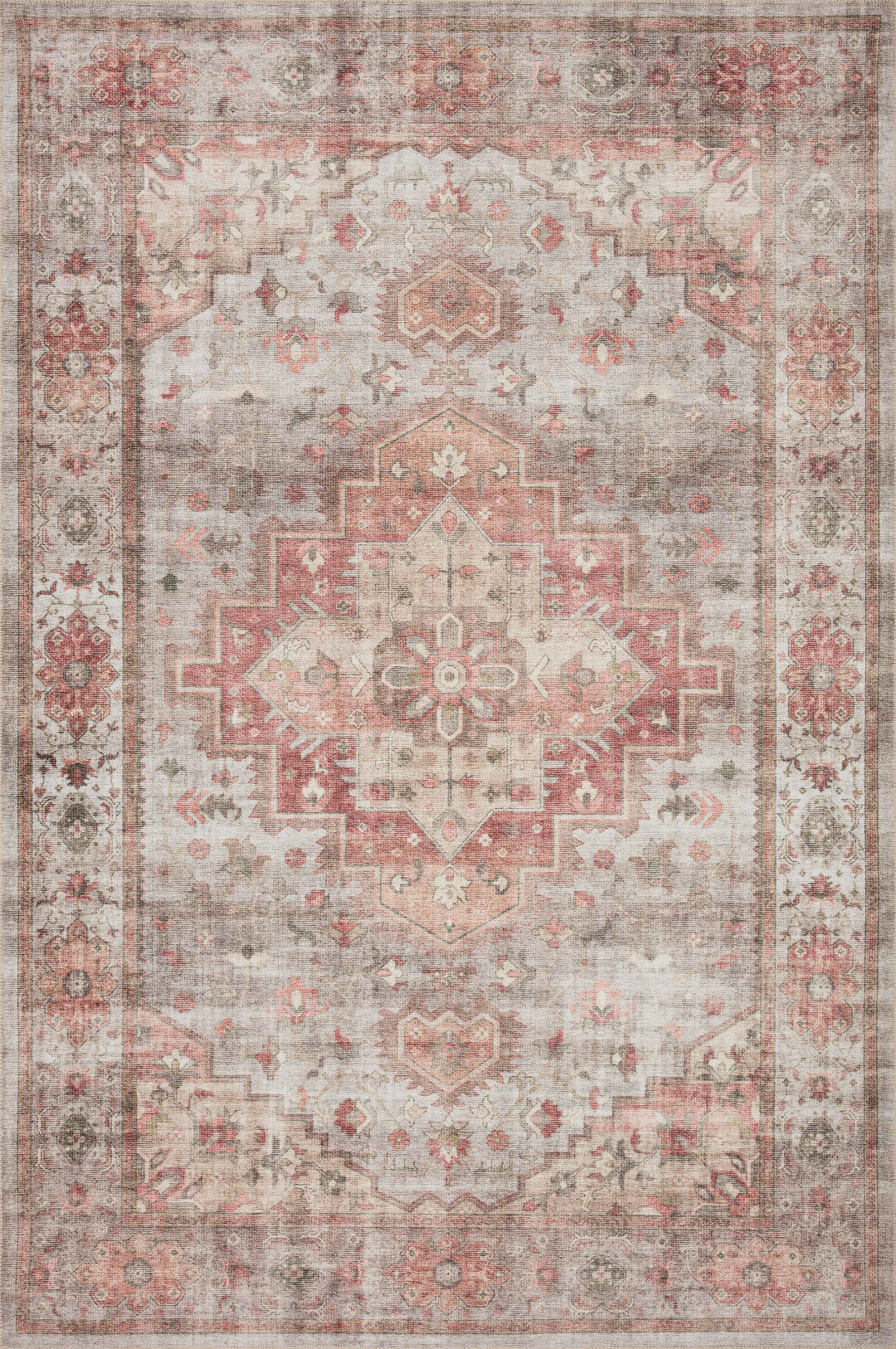 Loloi II Heidi Dove / Spice Rugs