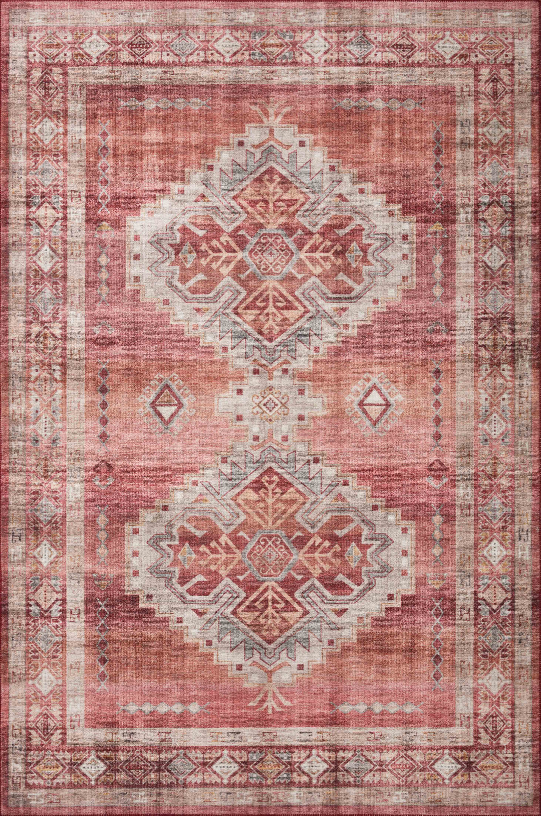 Loloi II Heidi Sunset / Natural Rugs