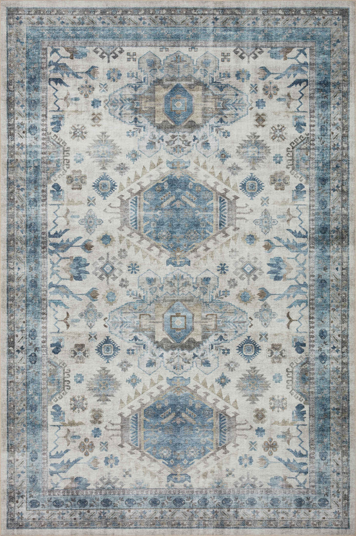 Loloi II Heidi Ivory / Ocean Rugs