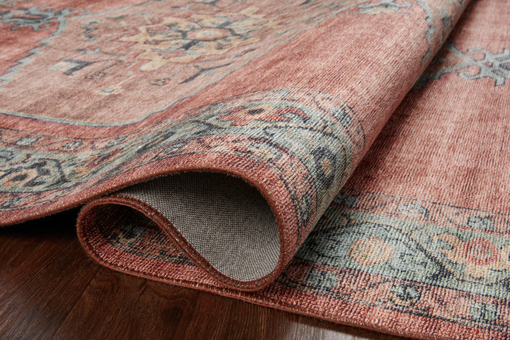 Loloi II Heidi Spice / Aqua Rugs