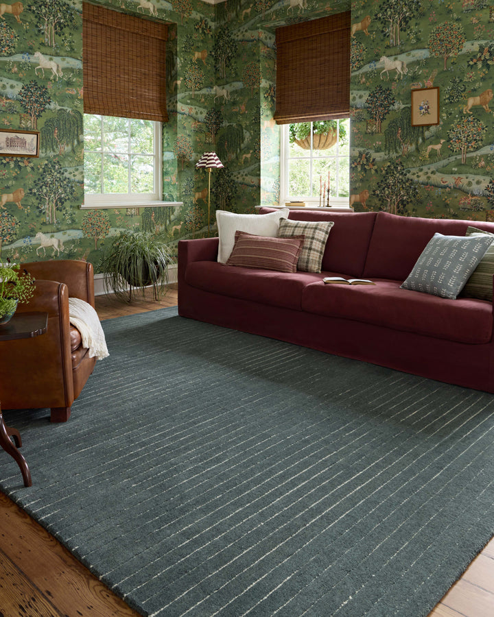 Chris Loves Julia x Loloi Henry Denim / Ivory Rugs