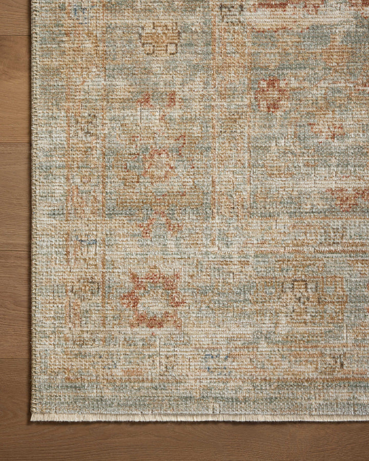 Loloi Heritage Aqua / Terracotta Rugs