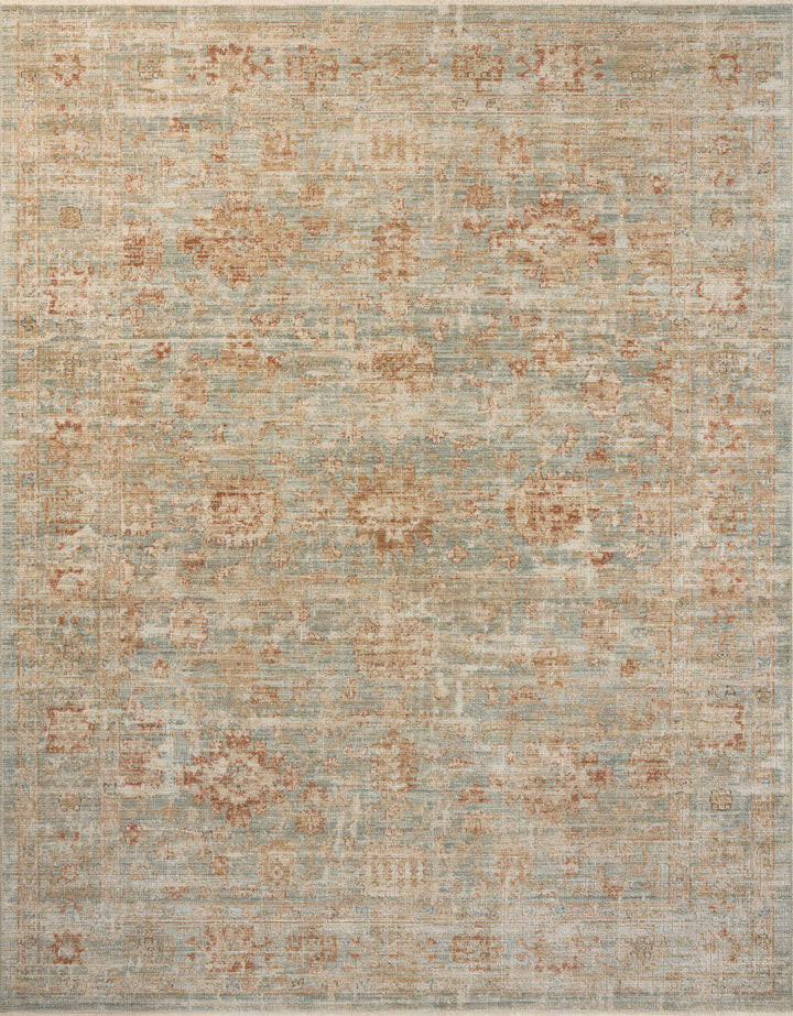 Loloi Heritage Aqua / Terracotta Rugs