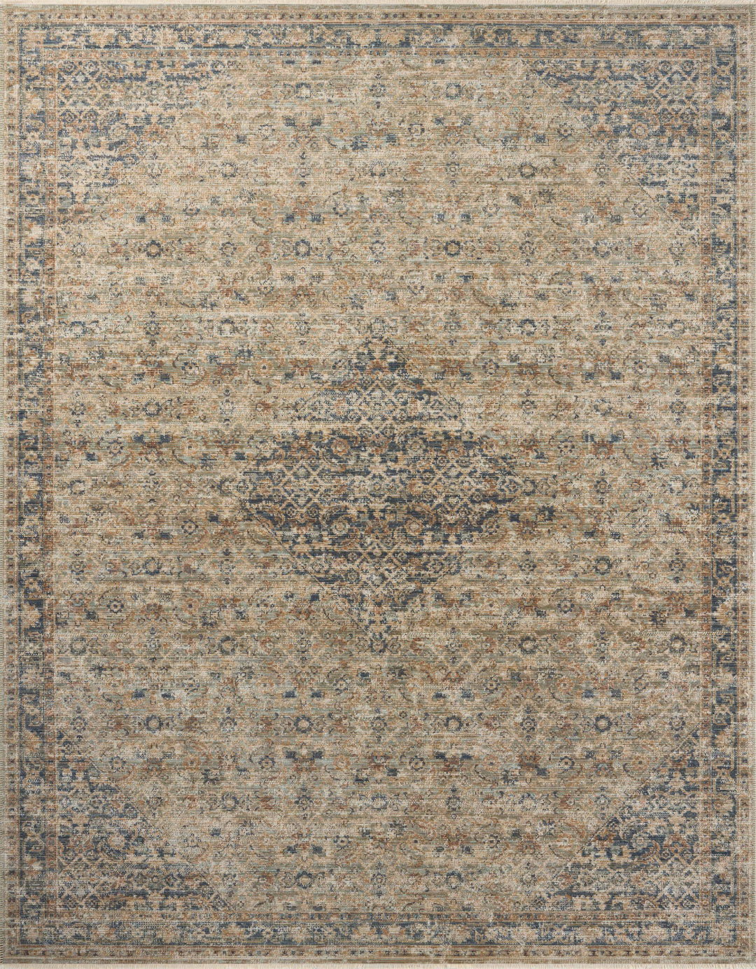 Loloi Heritage Sage / Navy Rugs
