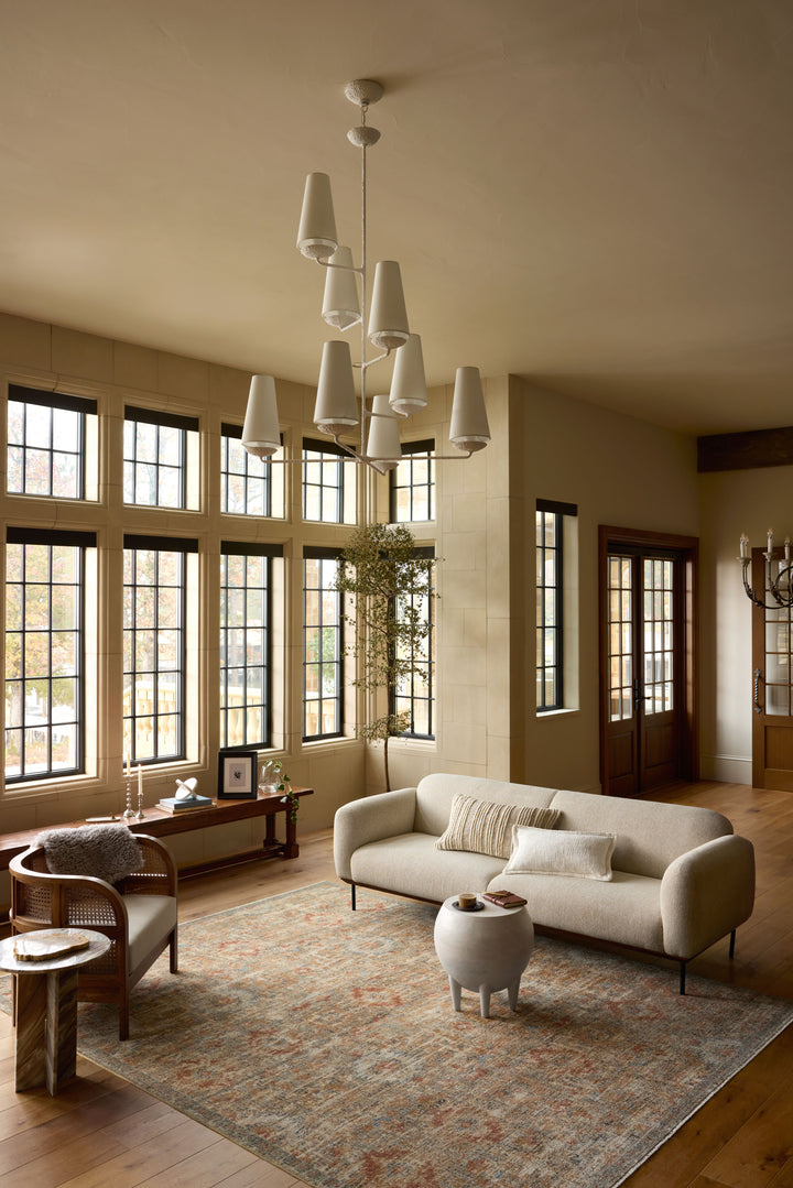 Loloi Heritage Grey / Sunset Rugs