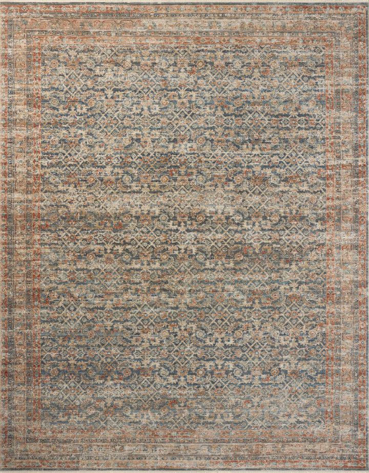 Loloi Heritage Blue / Rust Rugs