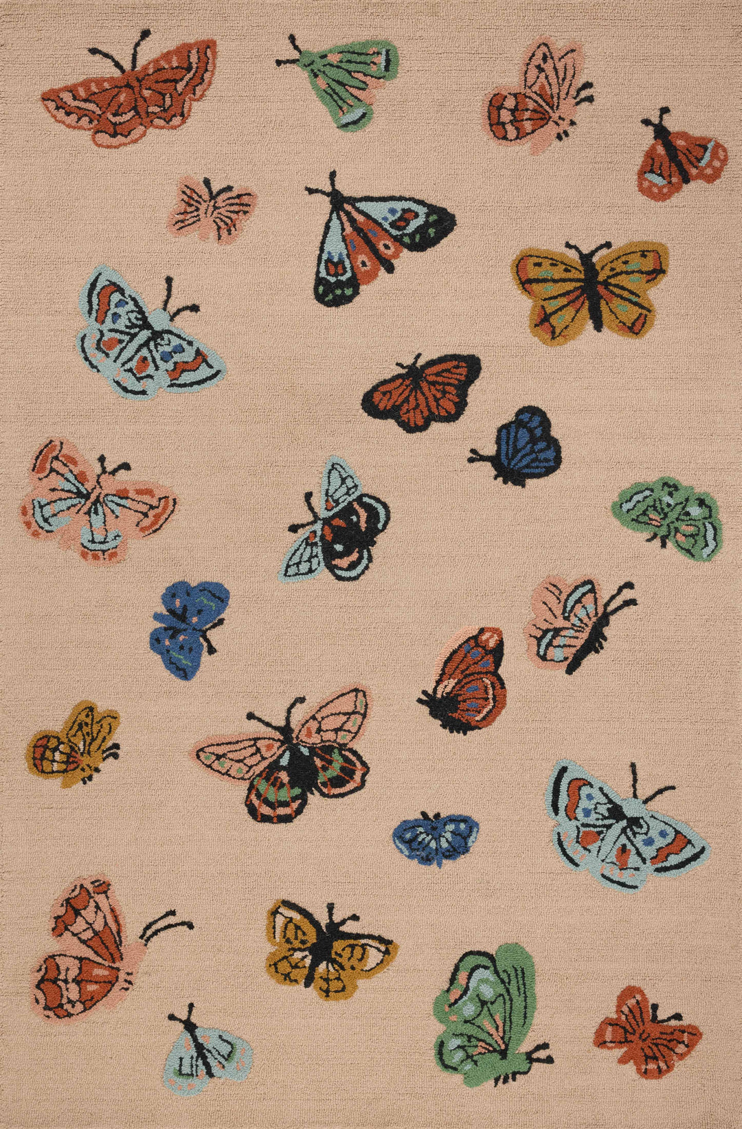 Rifle Paper Co. x Loloi Highgrove Blush Rugs