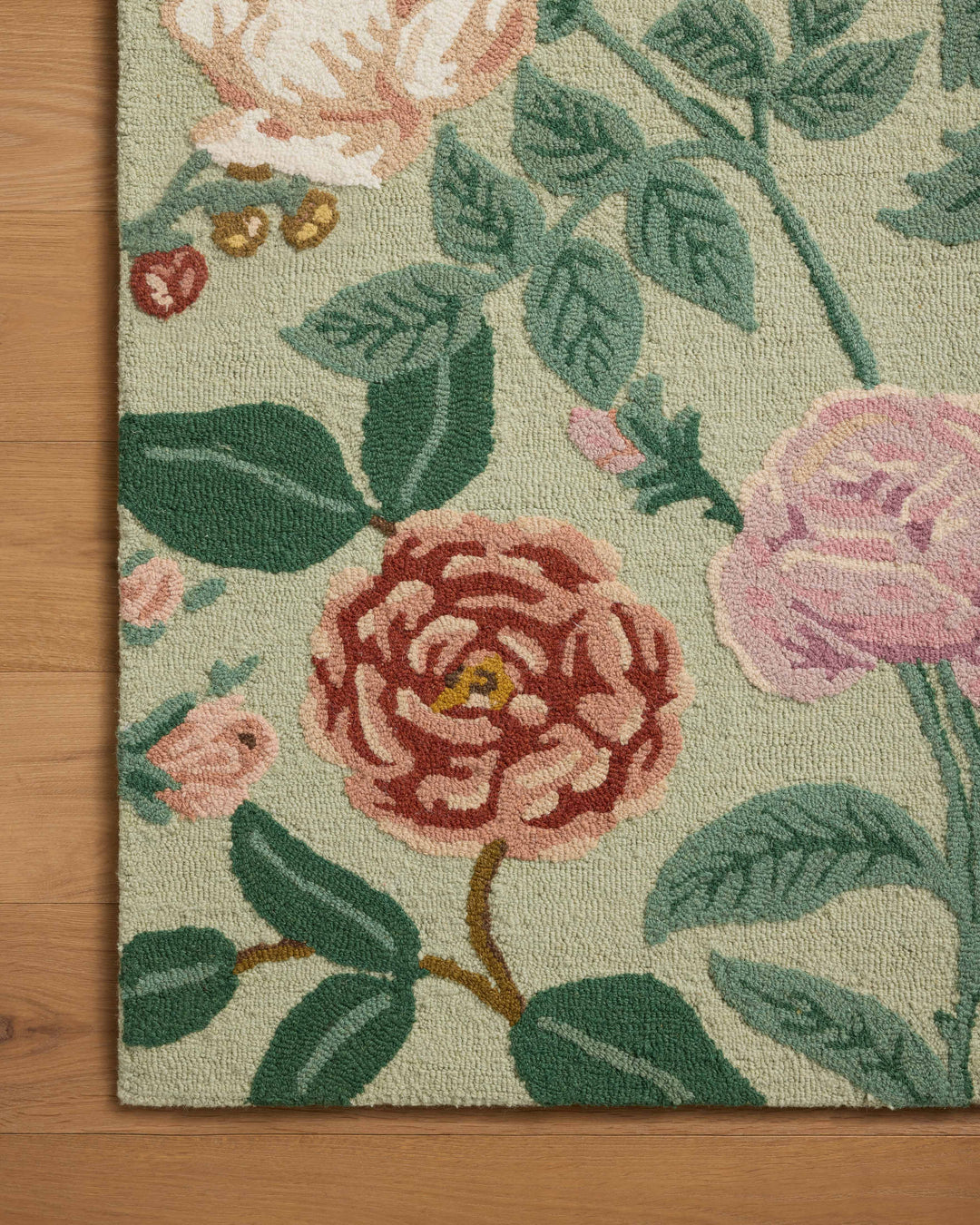 Rifle Paper Co. x Loloi Highgrove Mint Rugs