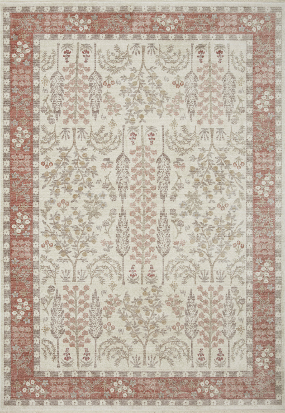 Rifle Paper Co. x Loloi Holland Rust Rugs