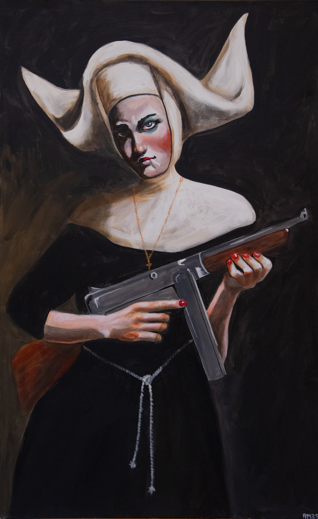 Hail Mary | Acrylic Painting on Canvas by Robert Moore