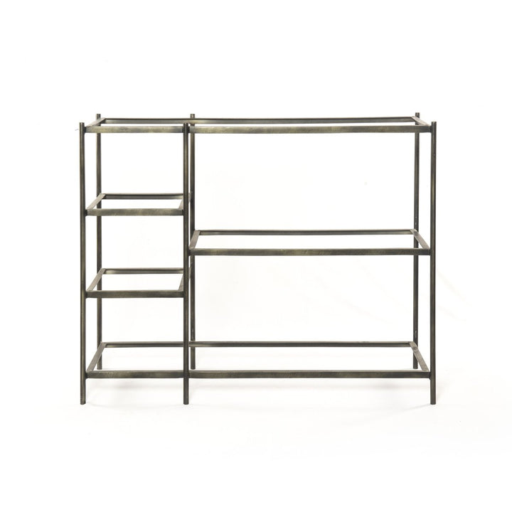 Lily Console Table Grey Bars