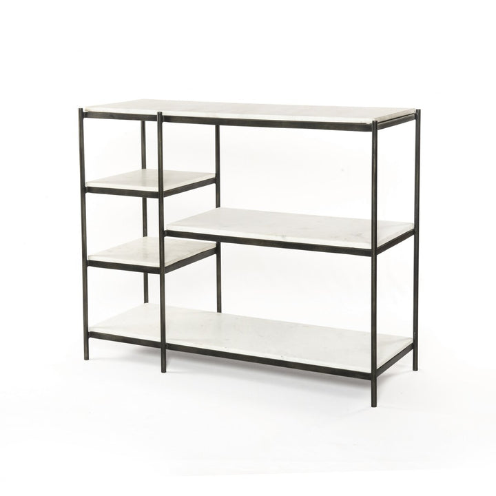 Lily Console Table Grey Angle