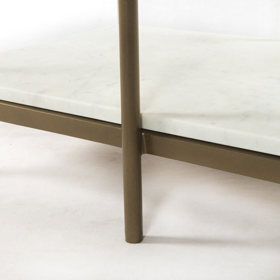 Lily Console Table Brass foot detail
