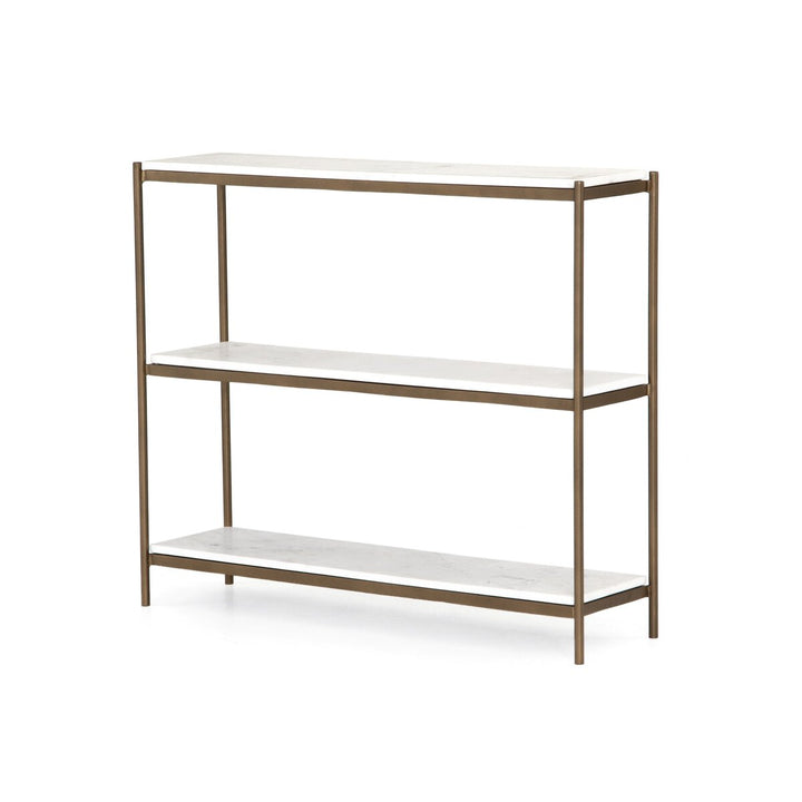 Felix Console Table Brass Angle