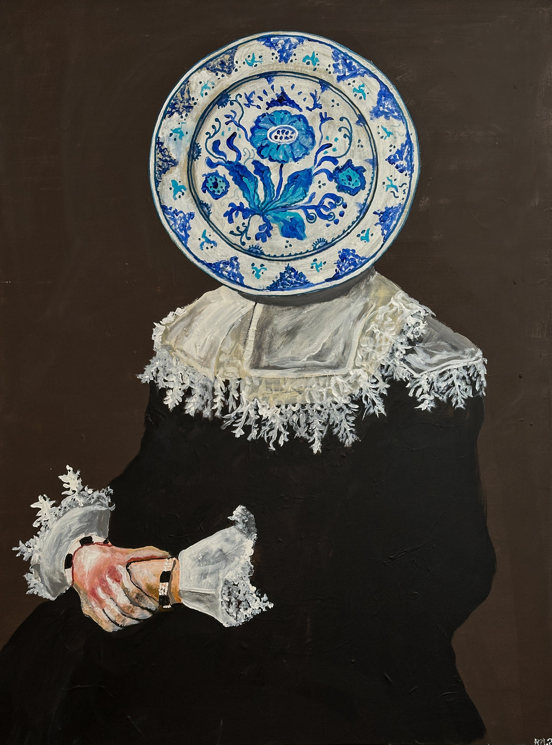 Delft on My Mind   | Acrylic Painting on Canvas by Robert Moore