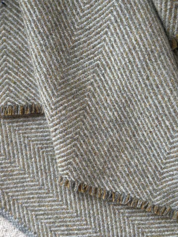 Oxford Grey Lambswool Blanket