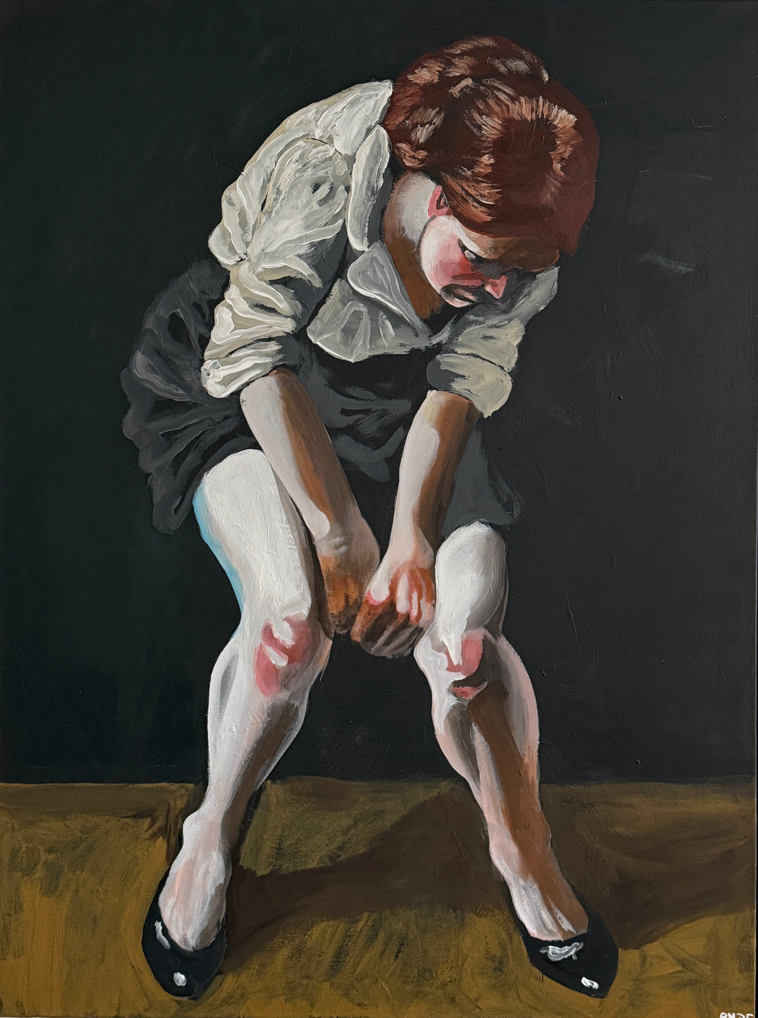 Divided self | Diptych | Acrylic Painting on Canvas by Robert Moore