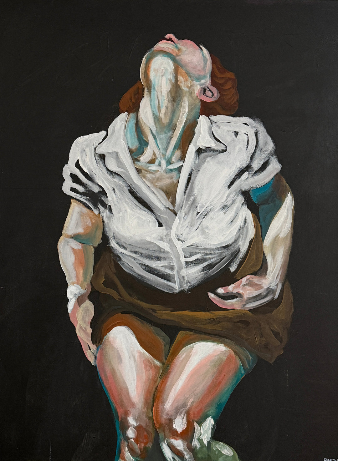 Divided self | Diptych | Acrylic Painting on Canvas by Robert Moore