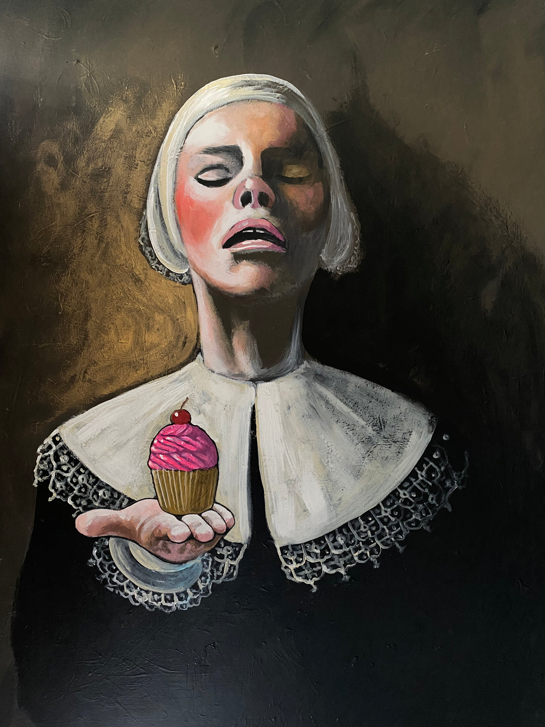 Cupcake | Acrylic Painting on Canvas by Robert Moore