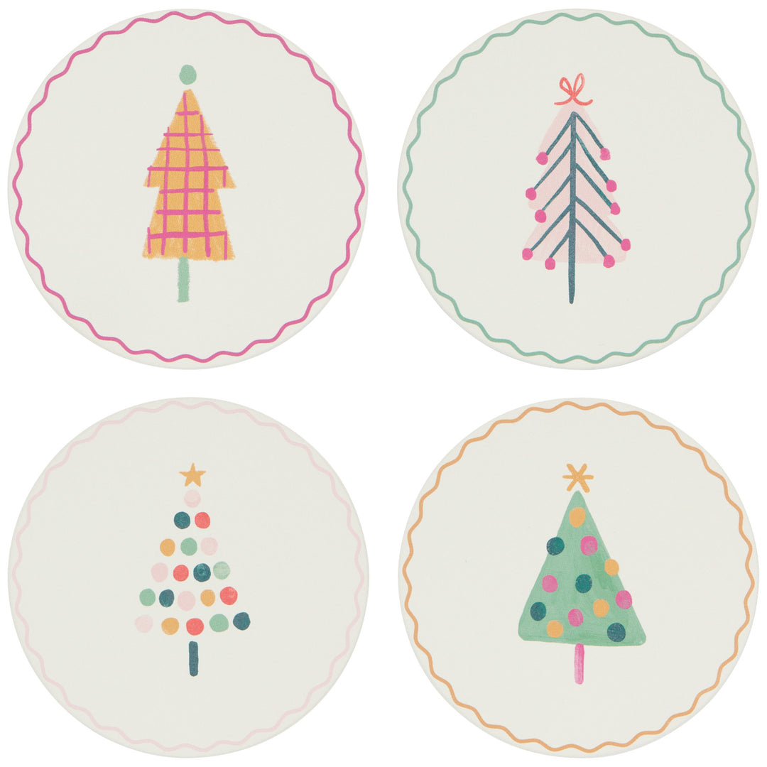Christmas Coasters Set of 4
