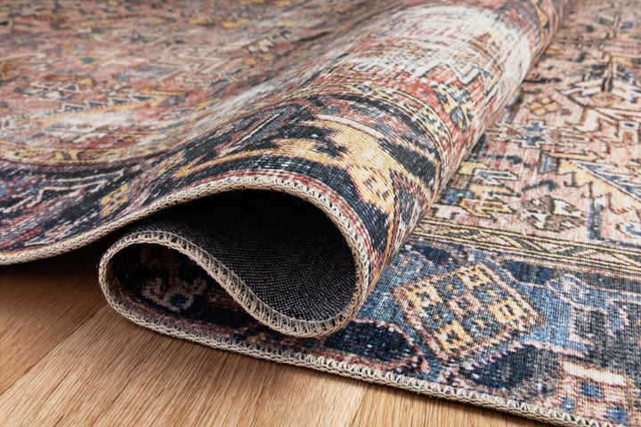 Chris Loves Julia x Loloi Jules Terracotta / Multi Rugs