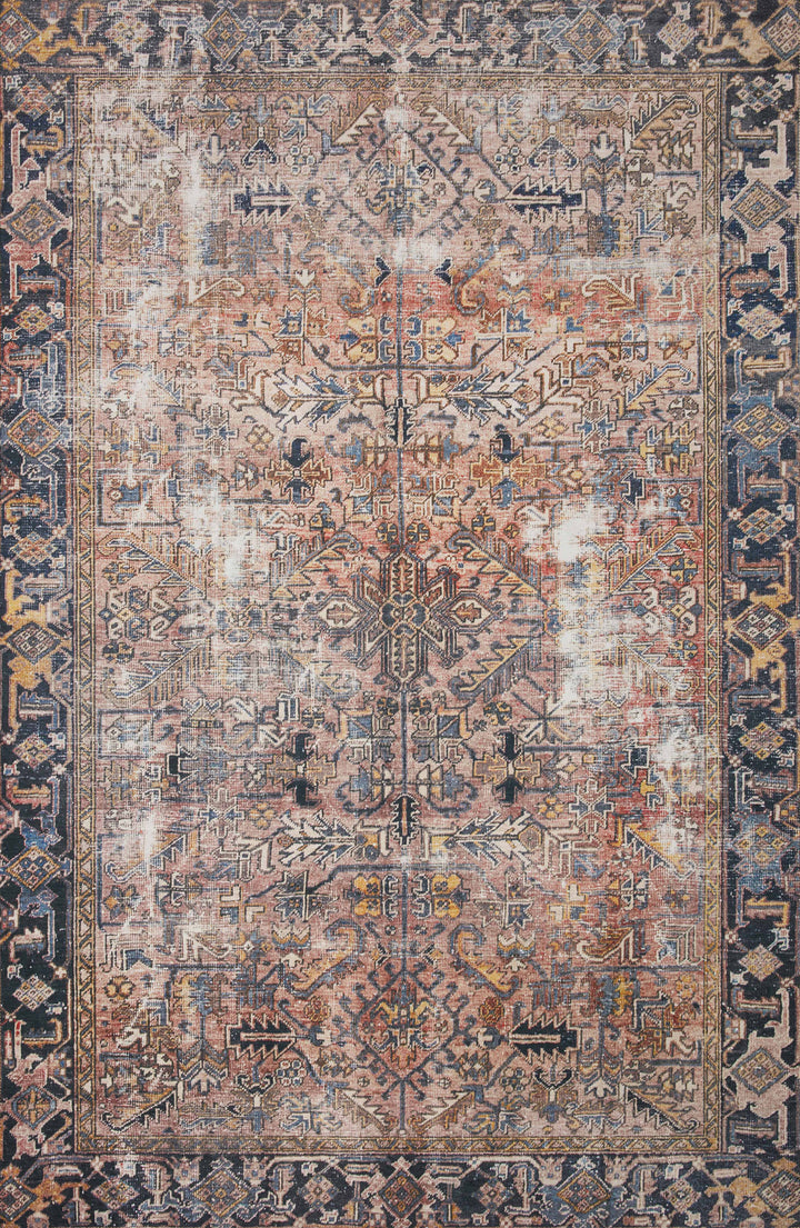 Chris Loves Julia x Loloi Jules Terracotta / Multi Rugs