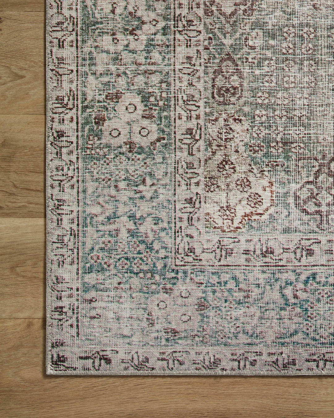 Chris Loves Julia x Loloi Jules Emerald / Antique Ivory Rugs