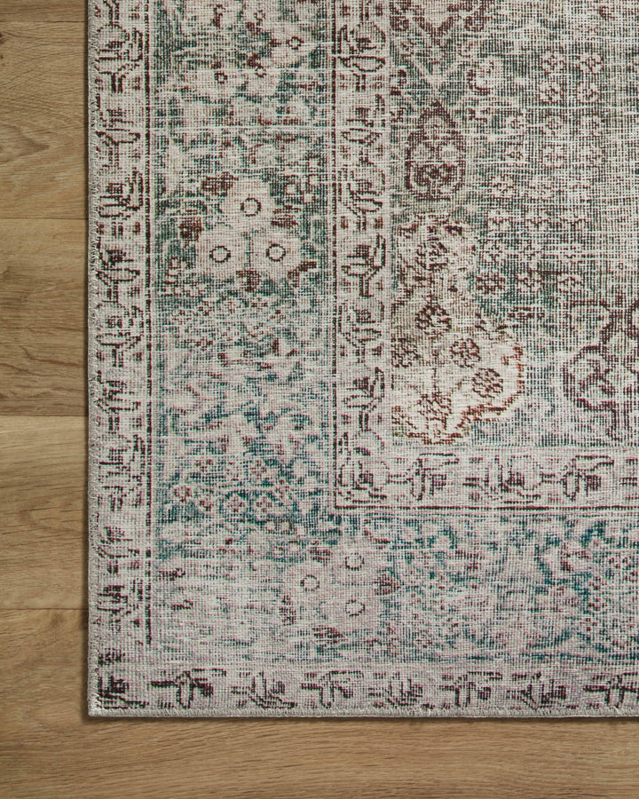 Chris Loves Julia x Loloi Jules Emerald / Antique Ivory Rugs