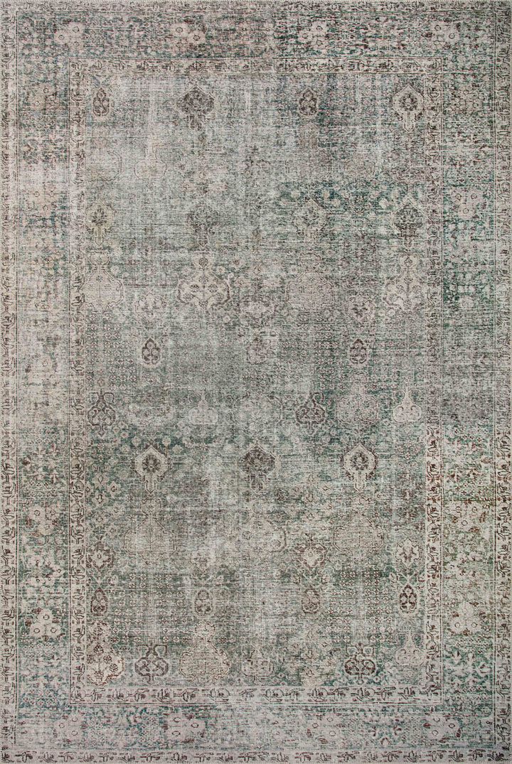 Chris Loves Julia x Loloi Jules Emerald / Antique Ivory Rugs