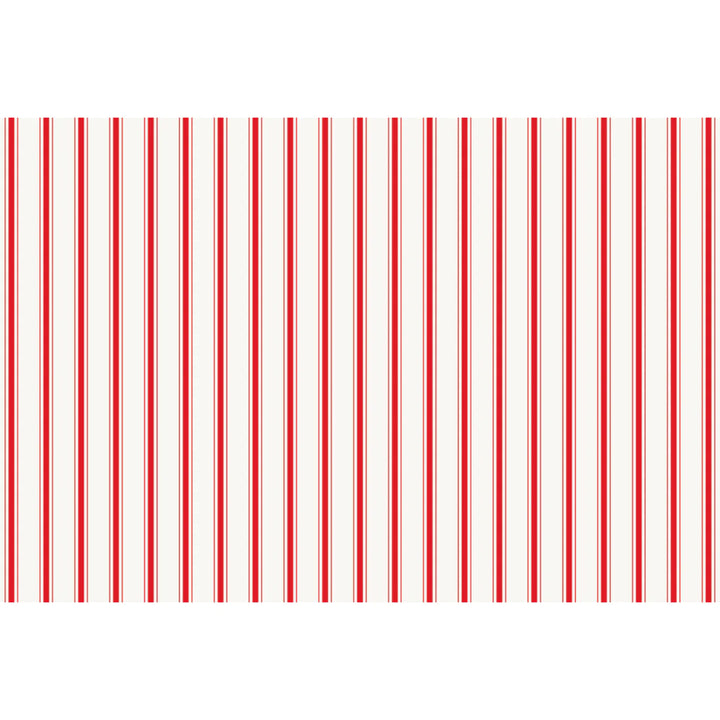 Red Ribbon Stripe Placemat