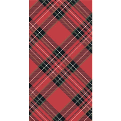 Red Plaid Guest Napkins