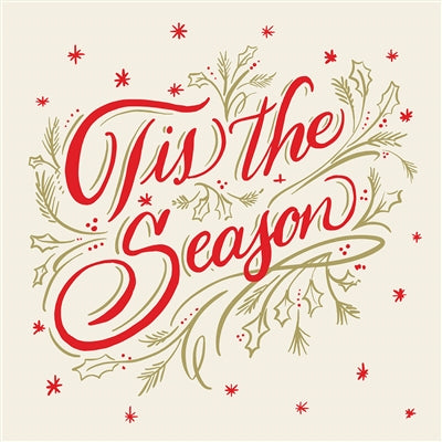 Tis the Season Cocktail Napkin