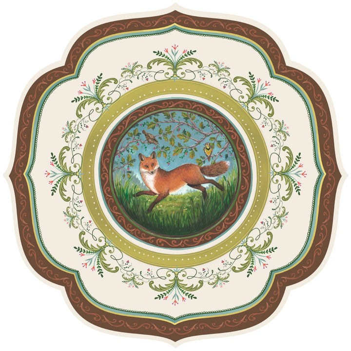 Fanciful Fox China Placemat