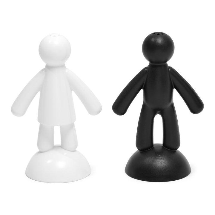 Buddy Salt and Pepper Shaker Set - Black/White