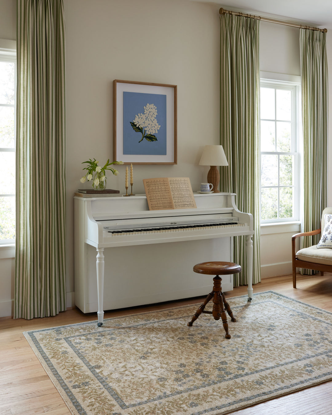 Rifle Paper Co. x Loloi Laurel Cream Rugs