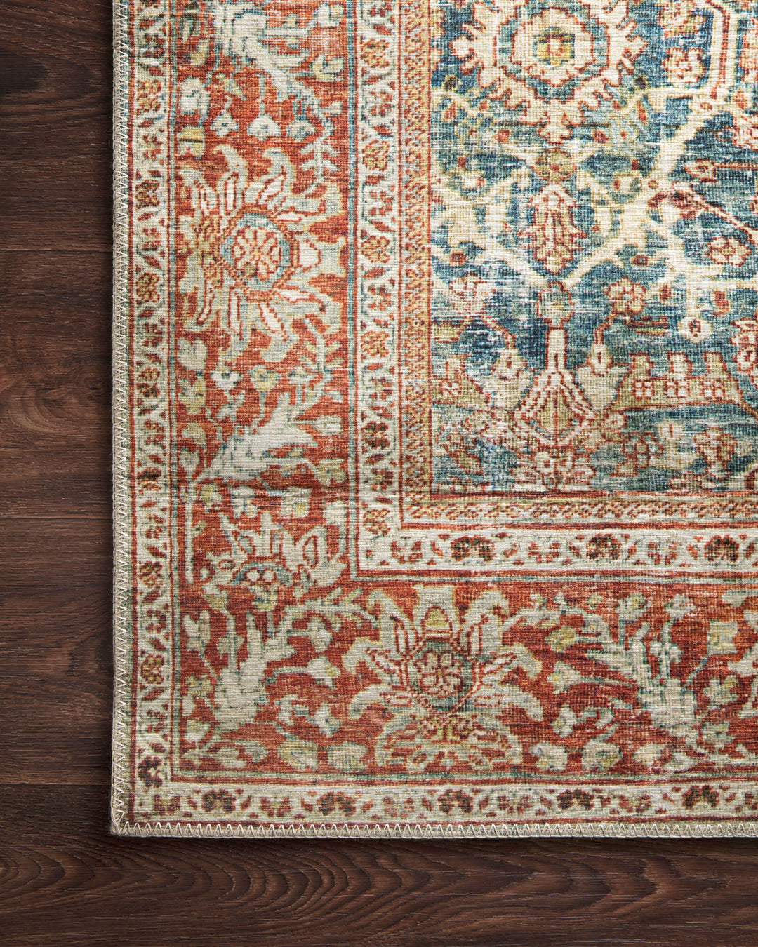 Loloi II Layla Ocean / Rust Rugs