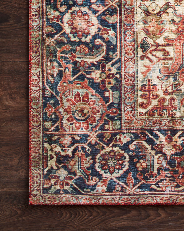 Loloi II Layla Red / Navy Rugs
