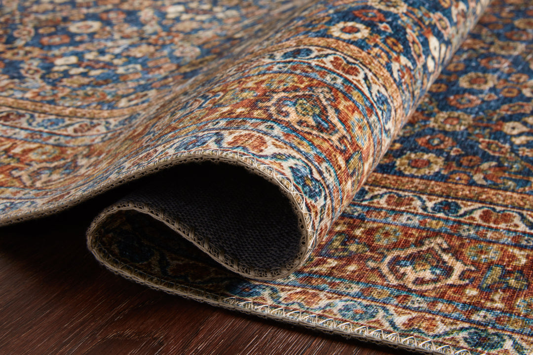 Loloi II Layla Cobalt Blue / Spice Rugs