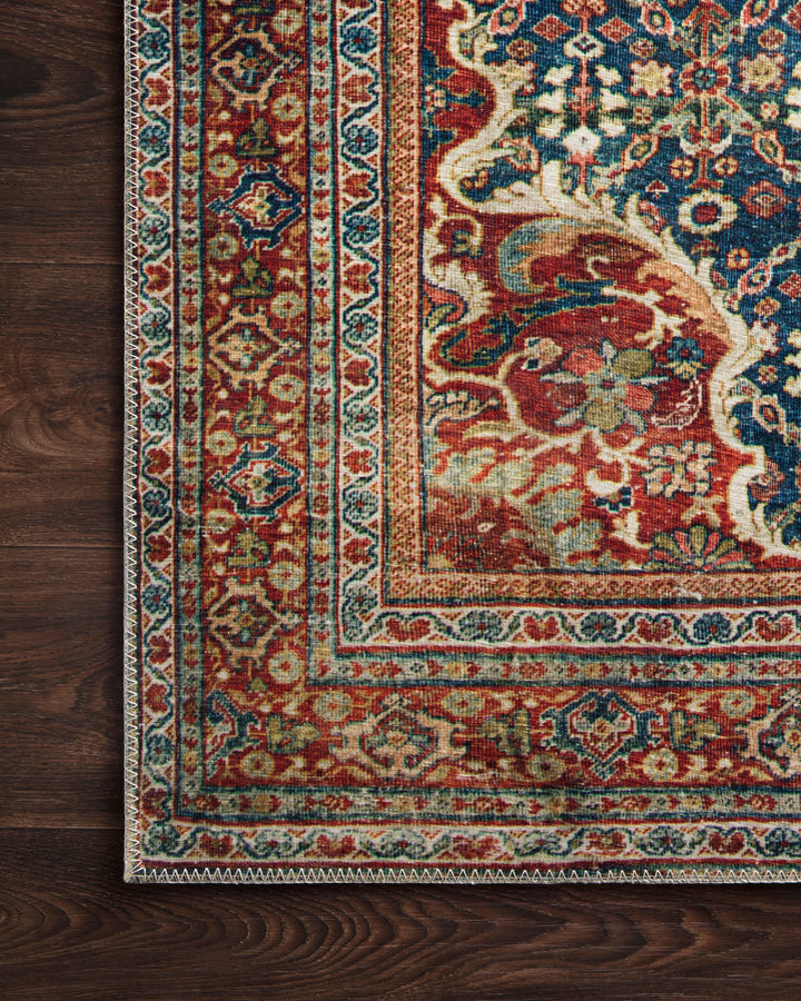 Loloi II Layla Cobalt Blue / Spice Rugs
