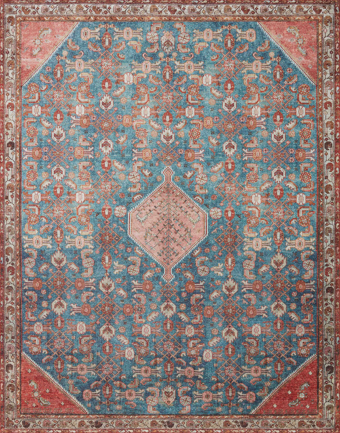 Loloi II Layla Marine / Clay Rugs
