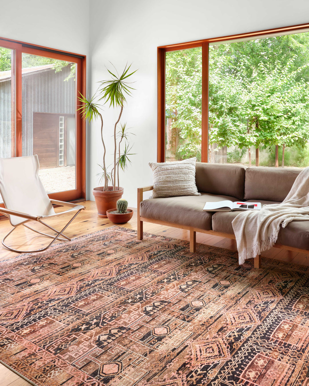 Loloi II Layla Mocha / Blush Rugs