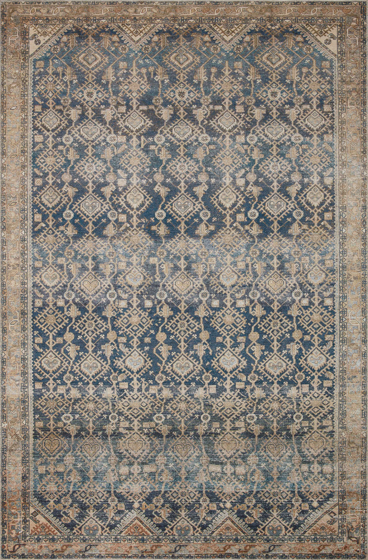 Magnolia Home By Joanna Gaines x Loloi Lenna Indigo / Natural Rugs