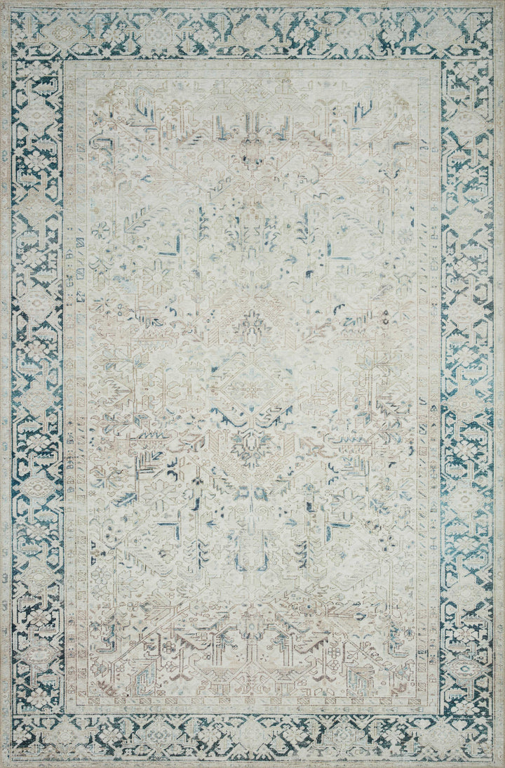 Magnolia Home By Joanna Gaines x Loloi Lenna Natural / Denim Rugs