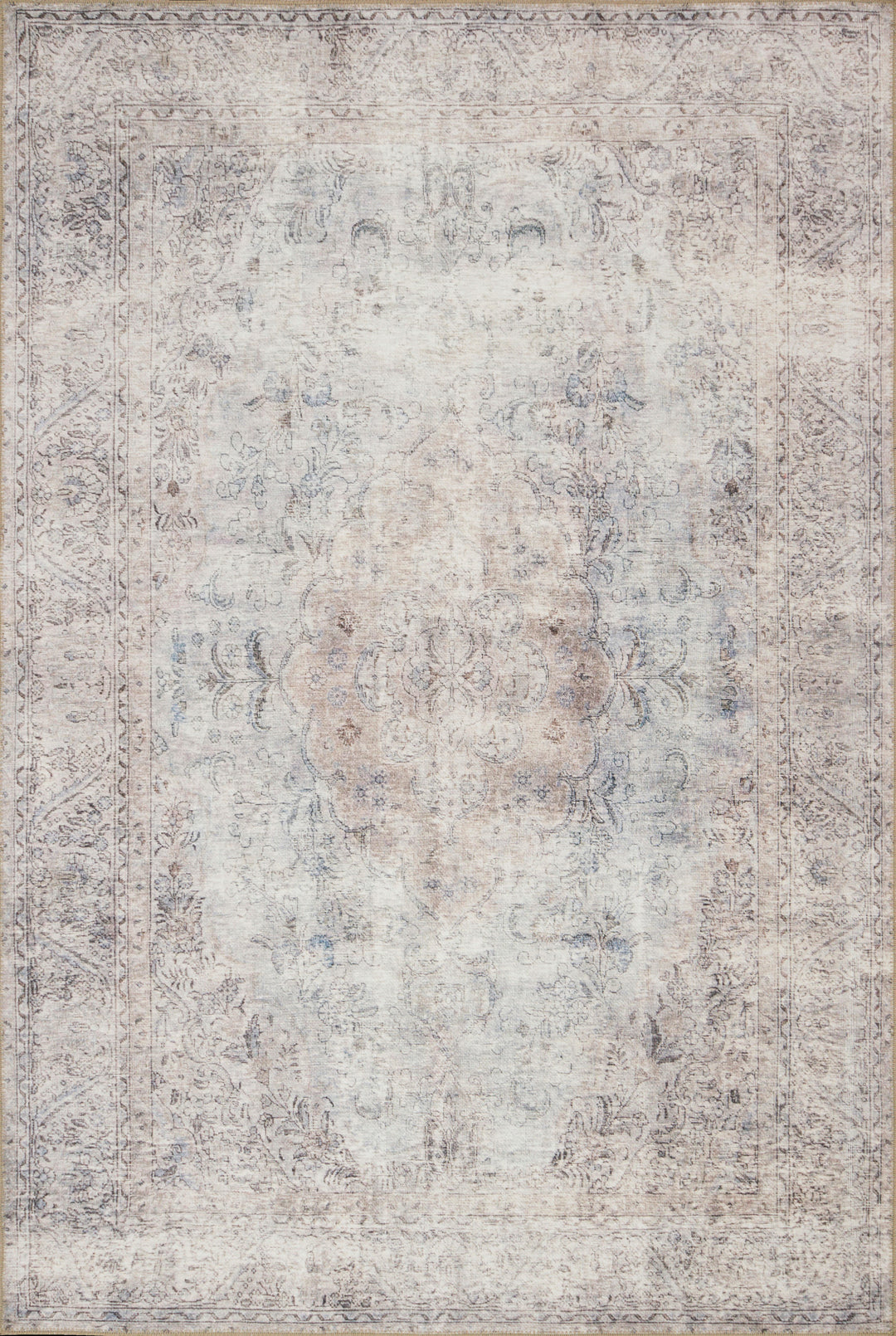Loloi II Loren Silver / Slate Rugs