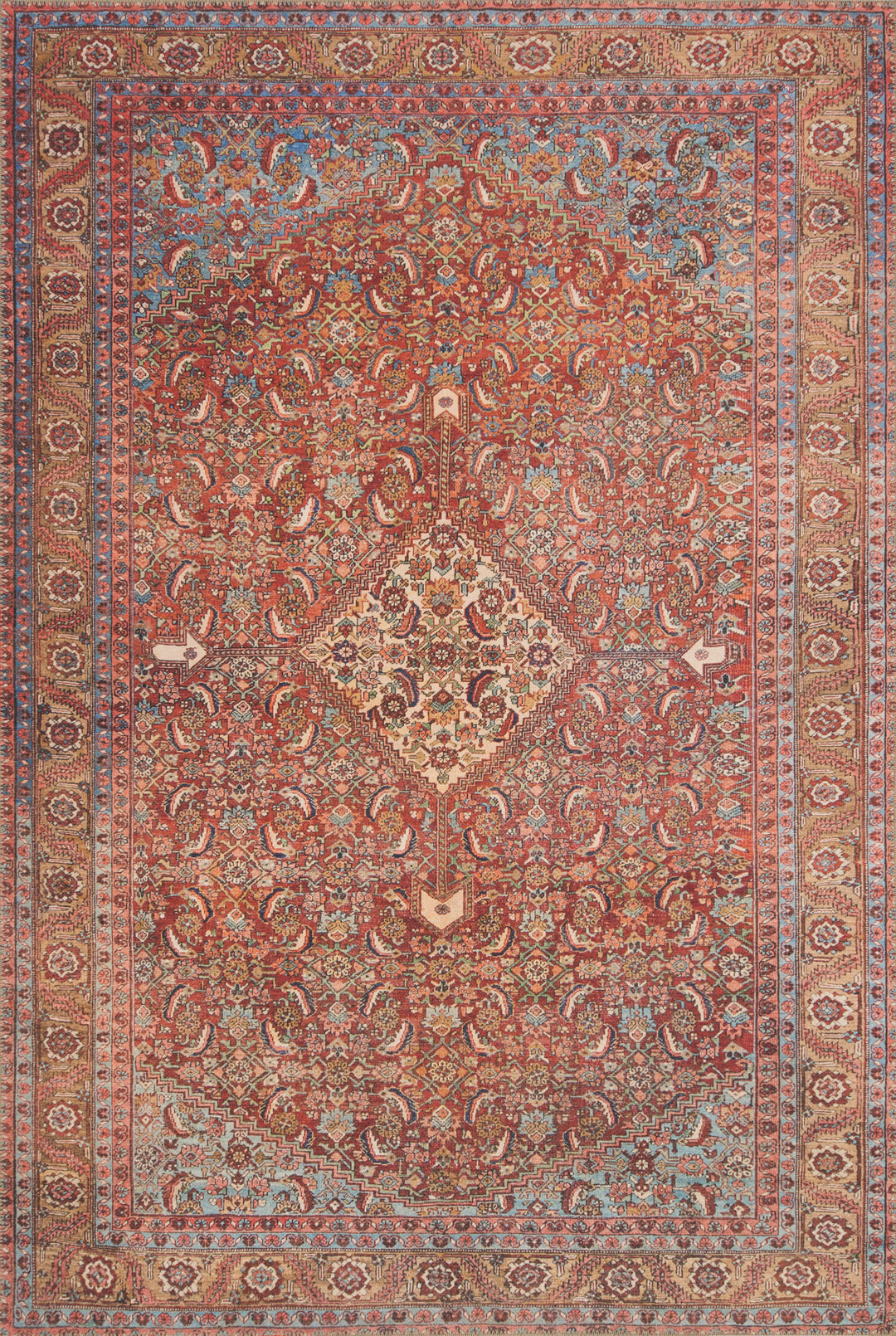 Loloi II Loren Red / Multi Rugs