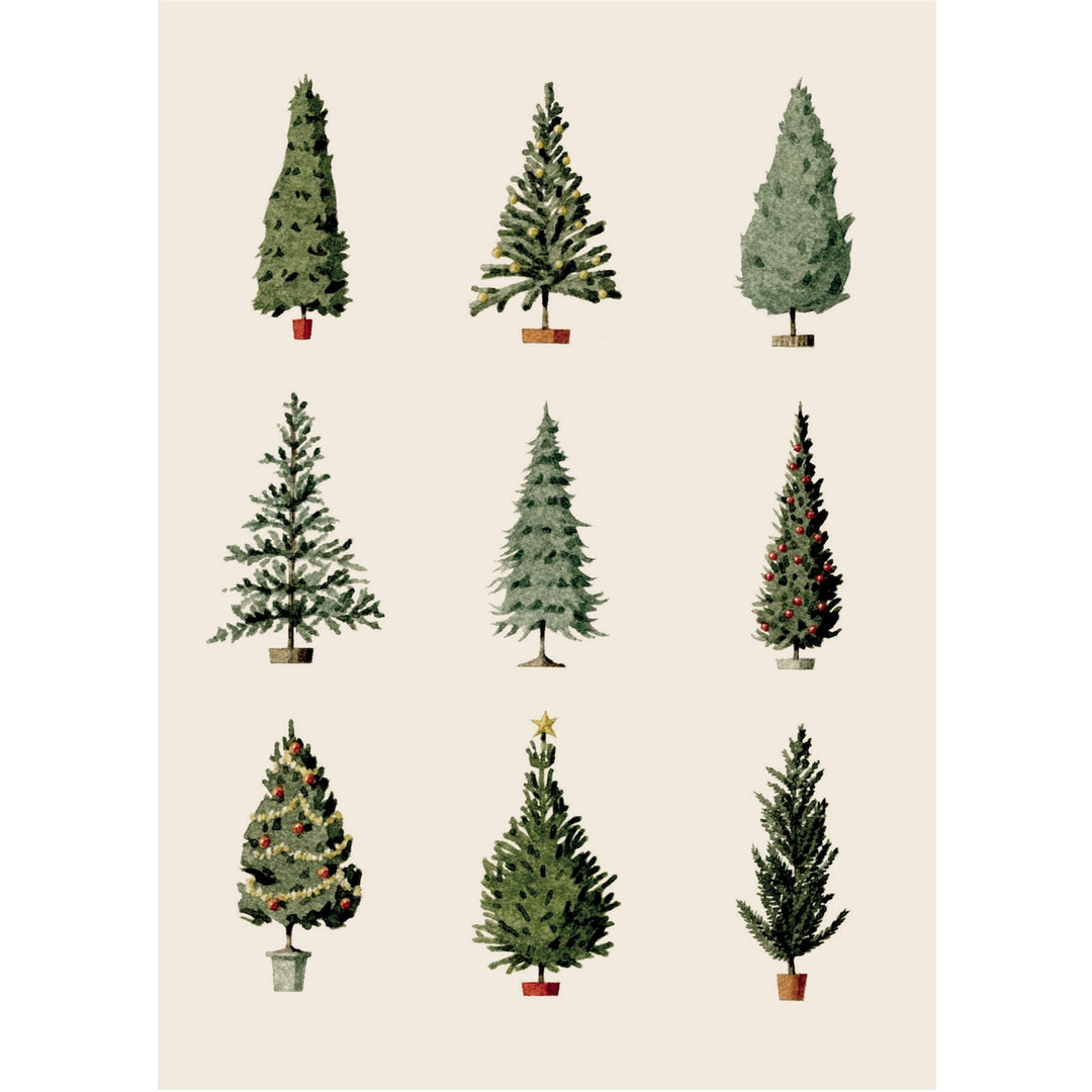 Christmas Trees Card
