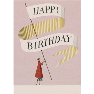 Happy Birthday Lady Card