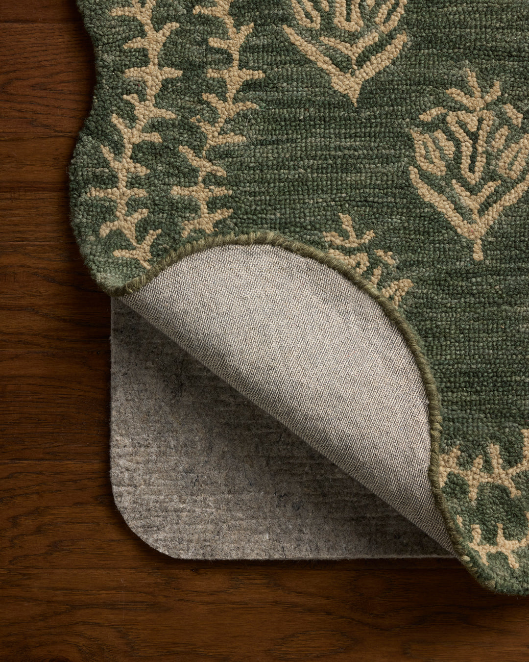 Rifle Paper Co. x Loloi Lisette Forest / Oatmeal detail image