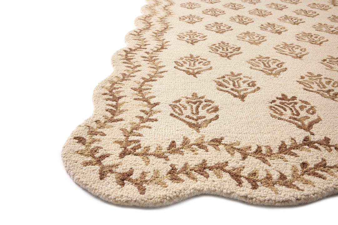 Rifle Paper Co. x Loloi Lisette Ivory / Natural detail image