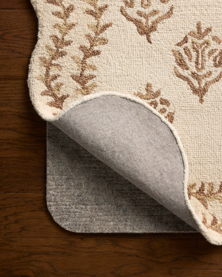 Rifle Paper Co. x Loloi Lisette Ivory / Natural detail image